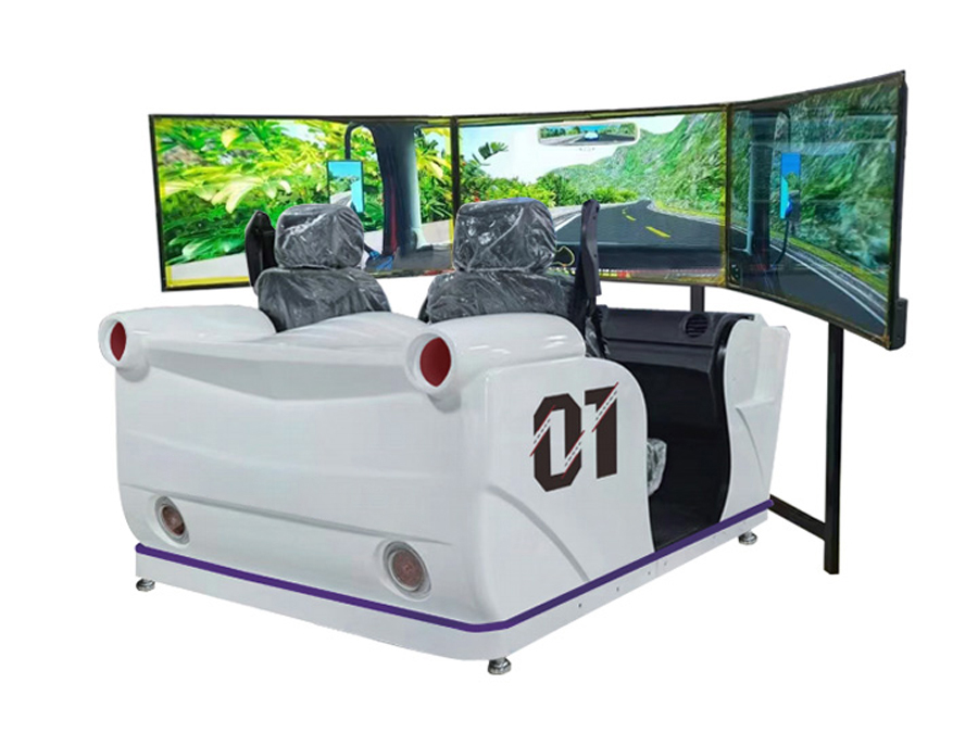 HKLD-BLG-3P双人三屏汽车驾驶模拟器